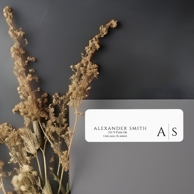 Minimalist Simple Professional Return Address Label (Creator Uploaded)