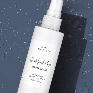 Minimalist Simple Spray Bottle Waterproof Product Food Label