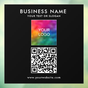 Minimalist Simple Template QR Code Company Logo