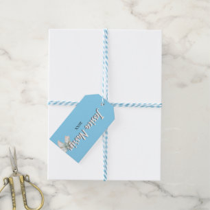 Minimalist Simple Text School Subject Gift Tags