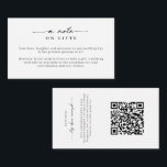 Minimalist Simple Wishing Well & RSVP Enclosure Ca Card<br><div class="desc">Designed to coordinate with our Minimalist All In One Collection, this customisable double sided wishing well & RSVP enclosure card features a clean and simple layout, with classic font. Please DO NOT FORGET to replace QR code with your OWN QR code. For more advanced customisation of this design, e.g. changing...</div>