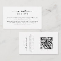 Minimalist Simple Wishing Well & RSVP Enclosure Ca