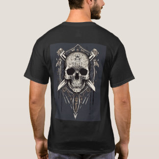 Minimalist Skull Abstract T-Shirt