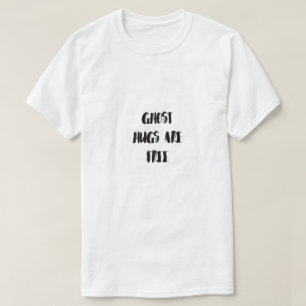 Minimalist Skull BOO Halloween Art T-Shirt