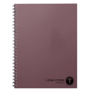 Minimalist Slate Phlebotomy Log Notebook