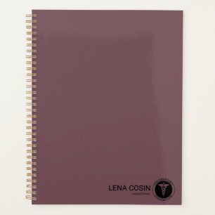 Minimalist Slate Phlebotomy Log Planner