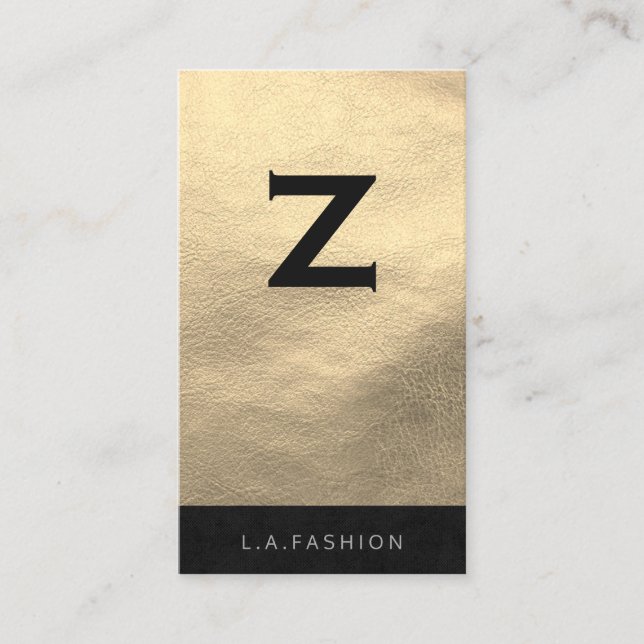 Minimalist Sleek (Executive) Business Card (Front)