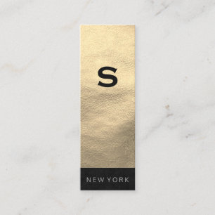Minimalist Sleek (Executive) Mini Business Card