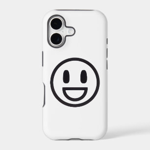 Minimalist Smiley Face Art - iPhone 17 Case