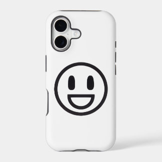 Minimalist Smiley Face Art - iPhone 17 Case