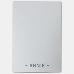 Minimalist Snow White Customisable 4" x 6" Post-it Notes
