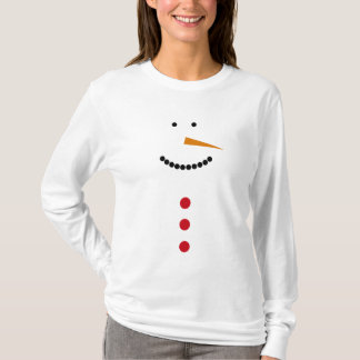 Minimalist Snowman T-Shirt