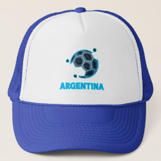 Minimalist Soccer Ball Line Art | Modern Football Trucker Hat