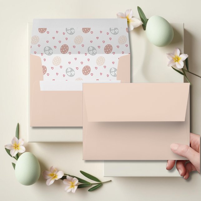 Minimalist Soft Blush Easter  Envelope (Minimalist Soft Blush Easter Envelope)