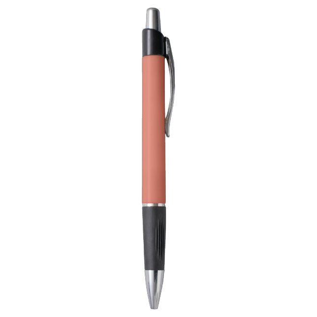 Minimalist Solid Color Pen - Terracotta (Bottom (Vertical))
