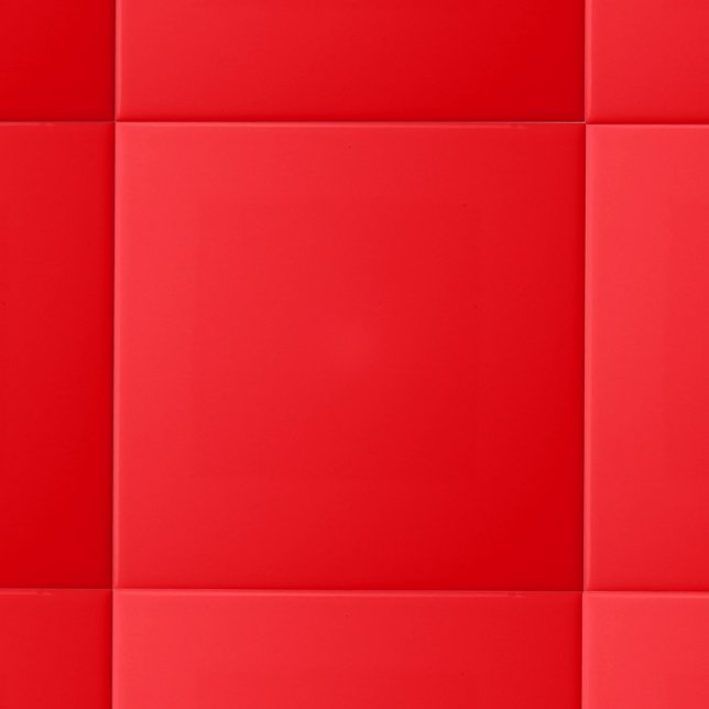 Minimalist Solid Colour | Bright Red Ceramic Tile (Creator Uploaded)