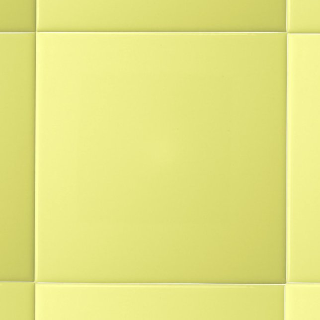 Minimalist Solid Colour | Butter Yellow Ceramic Tile (Creator Uploaded)