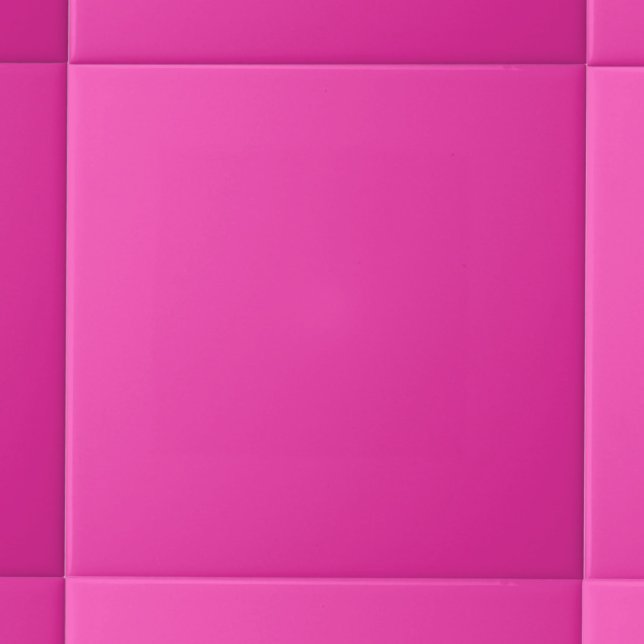 Minimalist Solid Colour Neon Pink Ceramic Tile (Creator Uploaded)