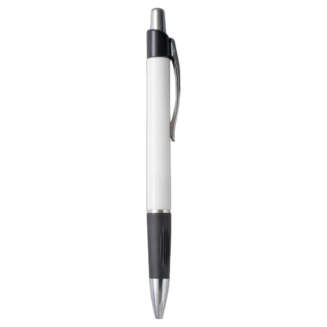 Minimalist Solid Colour Pen - White  (Bottom (Vertical))