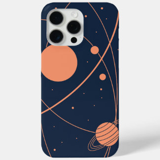 Minimalist Space Orbit iPhone 15 Pro Max Case