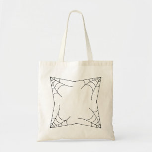 Minimalist Spider Web Frame Tote Bag