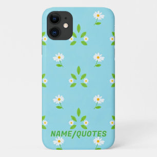 Minimalist Spring Floral Pattern iPhone 11 Case