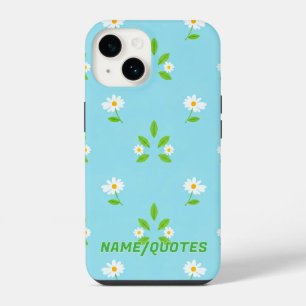 Minimalist Spring Floral Pattern iPhone 14 Case