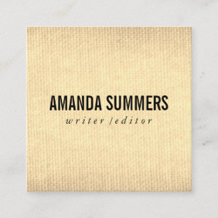 Minimalist Square Business Card
