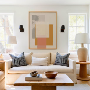 Minimalist Square Geometric Poster