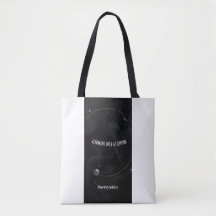 Minimalist, statement-making tote bags