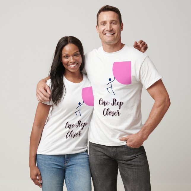 Minimalist Stick Figure Struggle T-Shirt (Unisex)