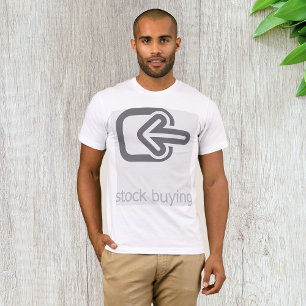Minimalist Stock Buying Modern Financial Icon  T-Shirt