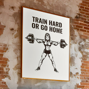 Minimalist Strength Training Motivational Poster