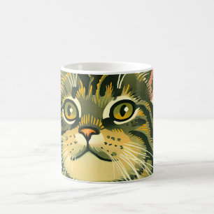 Minimalist Striped Grey Tabby Coffee Mug