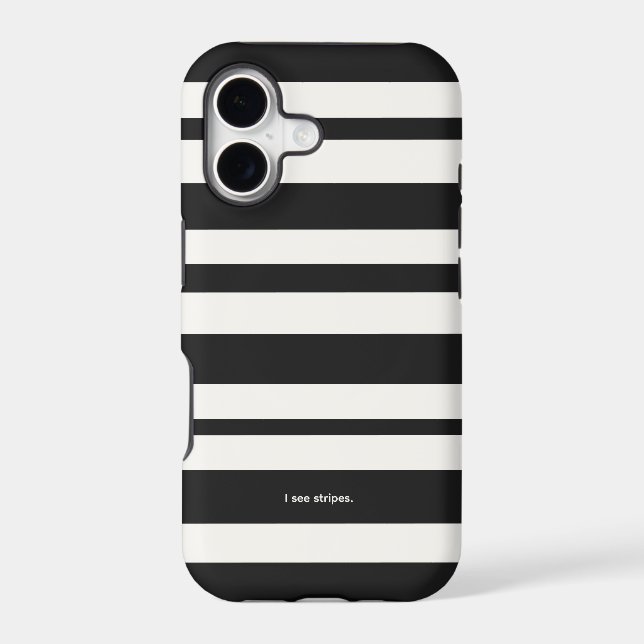 Minimalist stripes of black and white (Back)