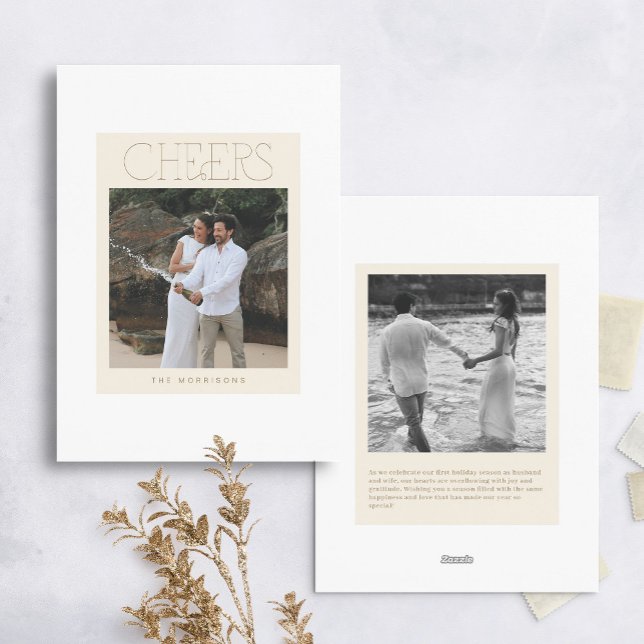 Minimalist Style Holiday Photo Card (Creator Uploaded)