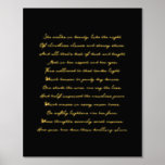 Minimalist Style Lyrics Print, Song Lyrics Art  Foil Prints<br><div class="desc">Minimalist style black and gold foil song lyrics wall art. Add your custom song lyrics or poem to create a personalised,  beautiful print gift. Great for wedding song lyric art or first dance print. Perfect anniversary gift or thoughtful Valentine's Day gift idea.</div>