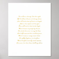 Minimalist Style Lyrics Print, Song Lyrics Art
