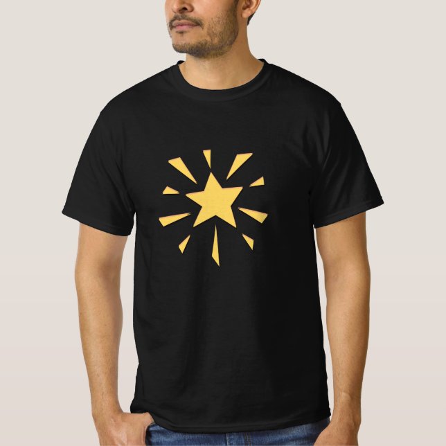 Minimalist Style Shining Star T-Shirt (Front)
