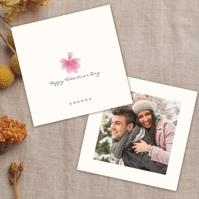 Minimalist Stylish Chic Valentine's day card (Creator Uploaded)