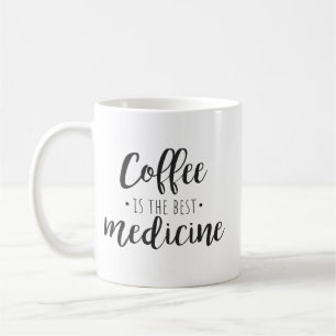 Minimalist Stylish Modern Classic White Black Coffee Mug
