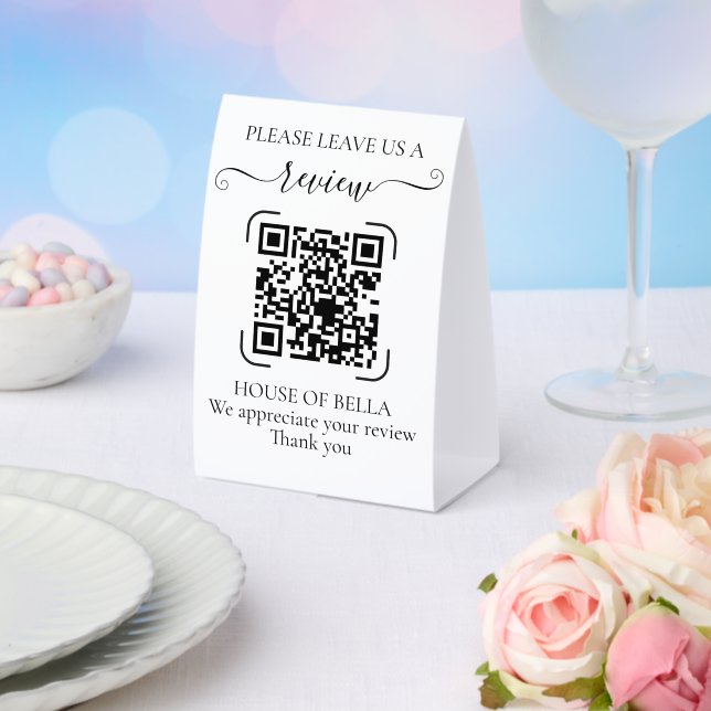 Minimalist Stylish QR Code Business Review (Insitu(Wedding))