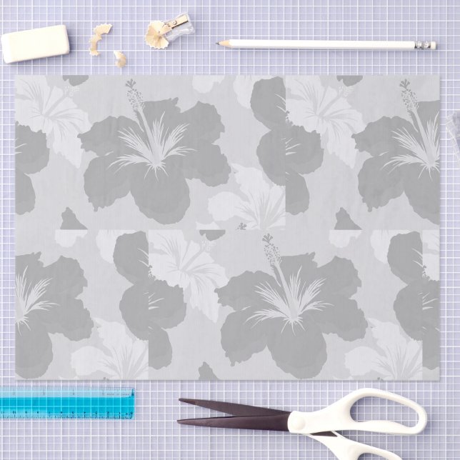 Minimalist Summer Hibiscus Tissue Paper (Creator Uploaded)