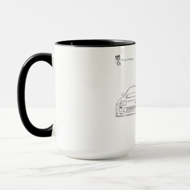 Minimalist Supra Mug | Piston & Thread (Left)