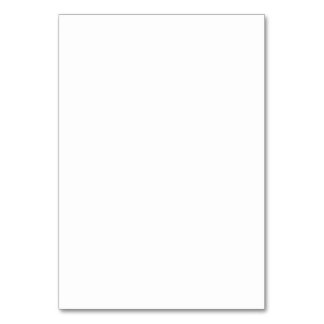 Minimalist Table Number 
