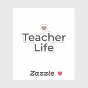 Minimalist Teacher Life Modern Script