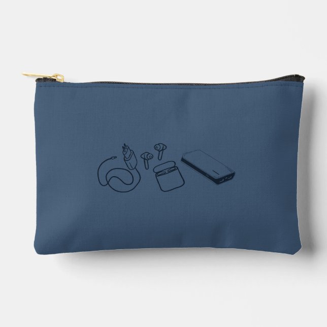Minimalist Tech and Cable Organiser Case Accessory Pouch (Front)