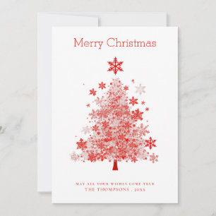 Minimalist Text Modern Merry Christmas Holiday Card