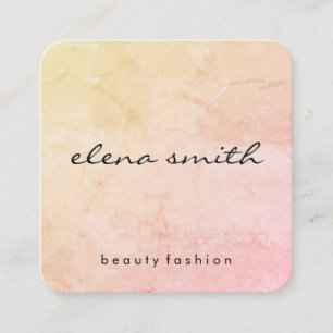 Minimalist Texture Square Business Card