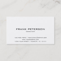 Minimalist Textured Inverse Black White Consultant